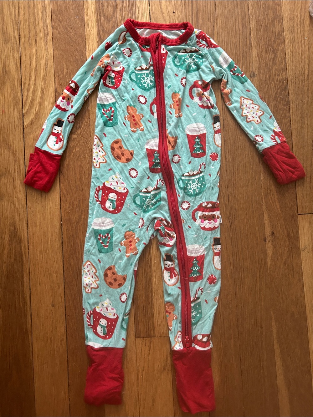 Little Sleepies Peppermint Mocha Bamboo Zippy 6-12M